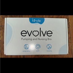 Kiinde Evolve Pumping And Nursing Nude Bra In Size Large New EB-BM-001-RS-NA